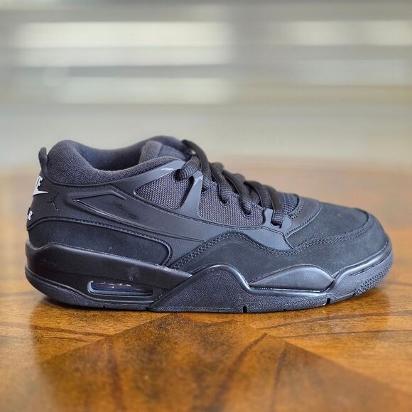 Nike Air Jordan 4 RM "Black Cat" Anthracite Men's 7 FQ7938-004 Nubuck Suede New - Picture 10 of 16